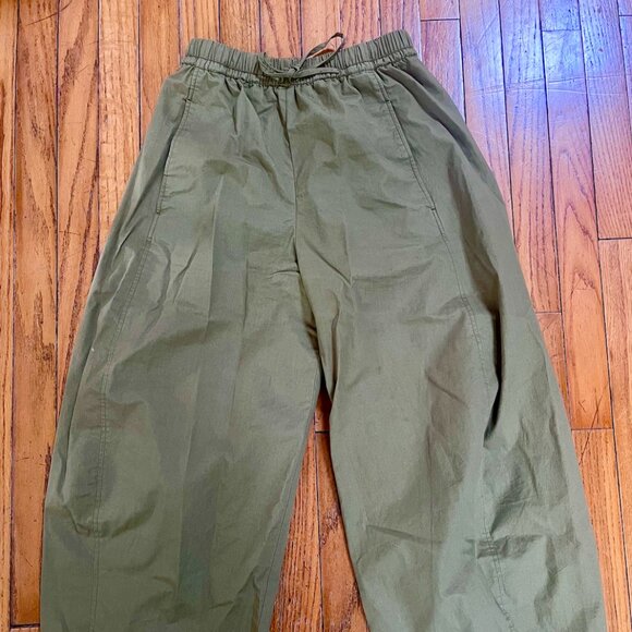 COS barrel leg elasticated trousers 4 - Picture 2 of 3